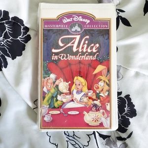 Alice In Wonderland Disney VHS